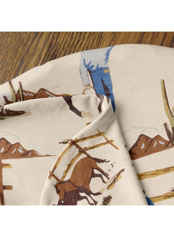 Sweet Jojo Designs Wild West Cowboy Nursing Pillow Cover Breastfeeding Pillowcase for Newborn Infant Bottle or Breast Feeding (Pillow NOT Included)  - Image 4