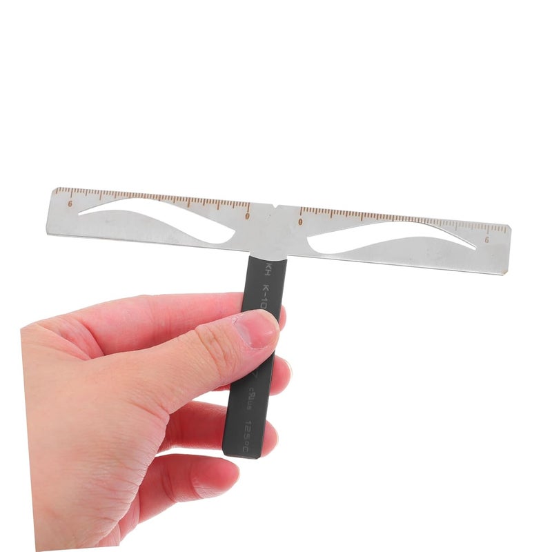 Classic Eyebrow Positioning Ruler Stencil Kit Eyebrow Drawing Tool Natural Symmetrical Shape for Makeup Artists - Image 4