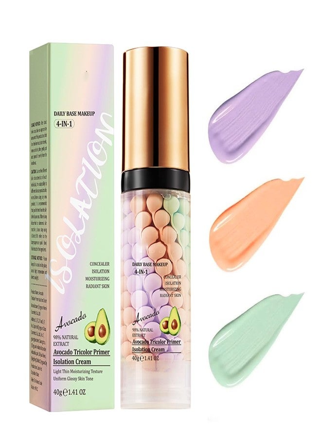 Eakroo 4 In 1 Primer for Face Before Makeup, Tinted Moisturizer, One Step Color Corrector, Isolation Cream, cc Cream, Tinted Moisturizer for Mature Skin, Oil Control & Concealer, Radiance Skin Care - Image 1