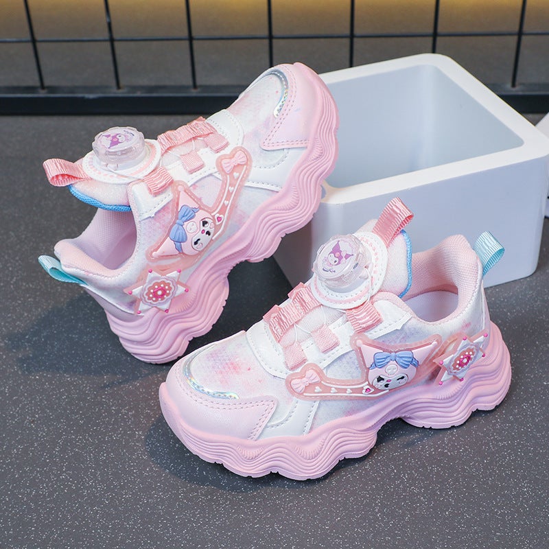 Mesh Sneakers Lightweight Flexible Sole Walking Shoes For Kids Indoor And Outdoor Activities - Image 1