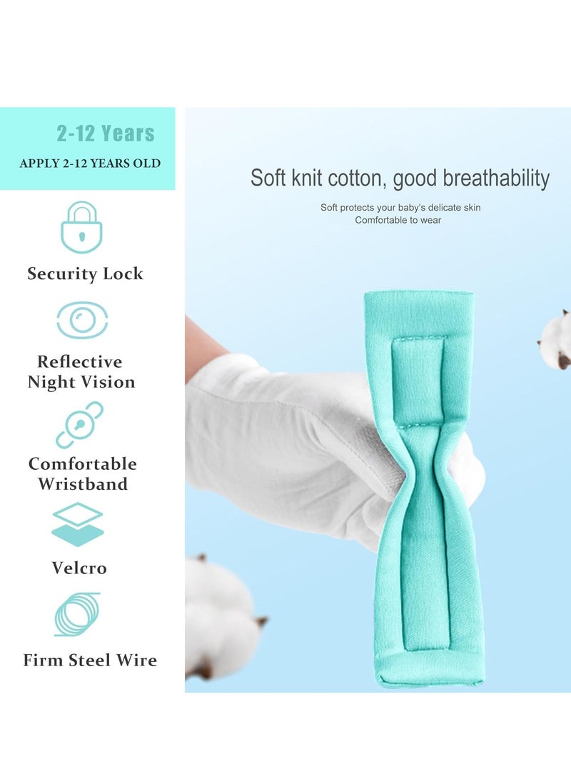 Adjustable Child Safety Traction Rope, 360 ° Rotation Anti Loss Wrist Strap With Safety Lock, Providing A Comfortable Wristband For Young Children To Learn And Walk, Suitable For Outdoor Activities And Travel (Green) - Image 5