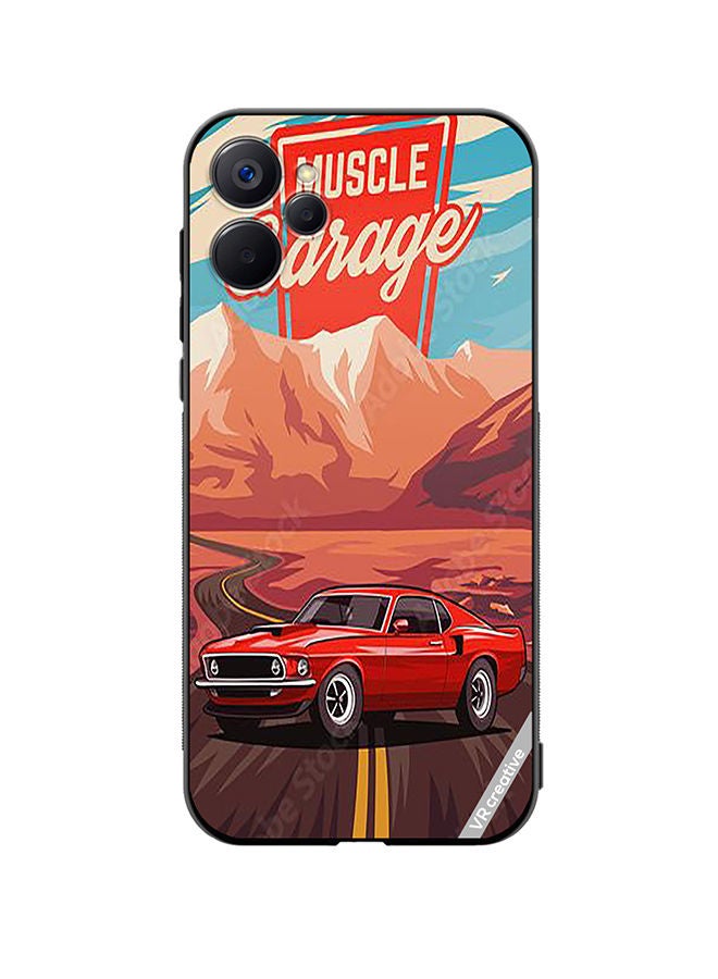 VR CREATIVE Protective Case Cover For Realme 9i 5G Car Design Multicolour - Image 1