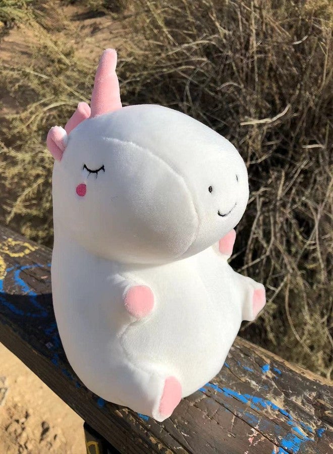 Plushland وسادة يونيكورن ناعمة من القطيفة من بلاشلاند، وسادة بيضاء محشوة للعناق، لعبة للأطفال والمراهقين والبالغين، هدية عيد ميلاد، عيد الحب، عيد الميلاد (يونيكورن) - Image 2