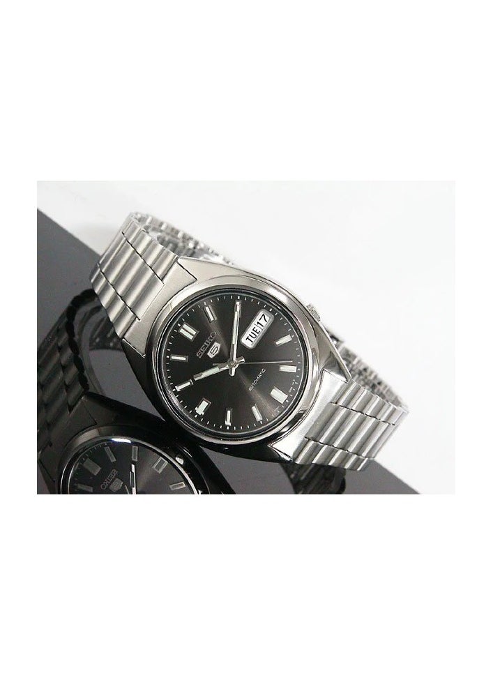 Seiko - Seiko 5 Automatic Black Dial Stainless Steel Men's Watch SNXS79K1 - Image 1