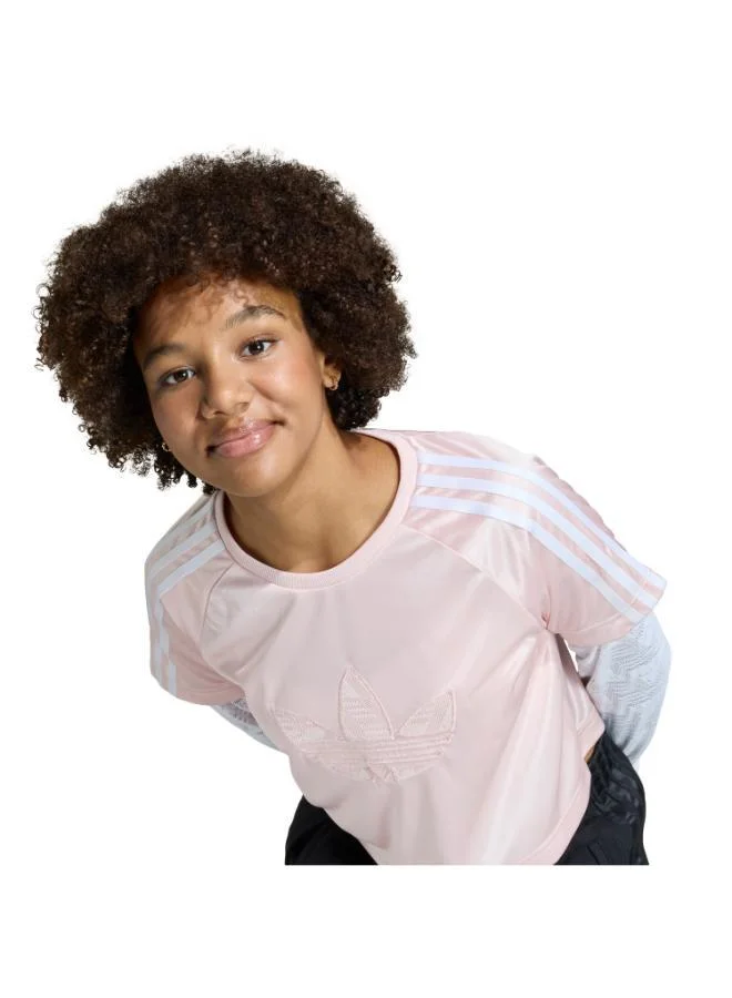 Adidas Originals  LOOSE 2IN1 LACE Long-Sleeve Top T-Shirt for Women | Best Price UAE