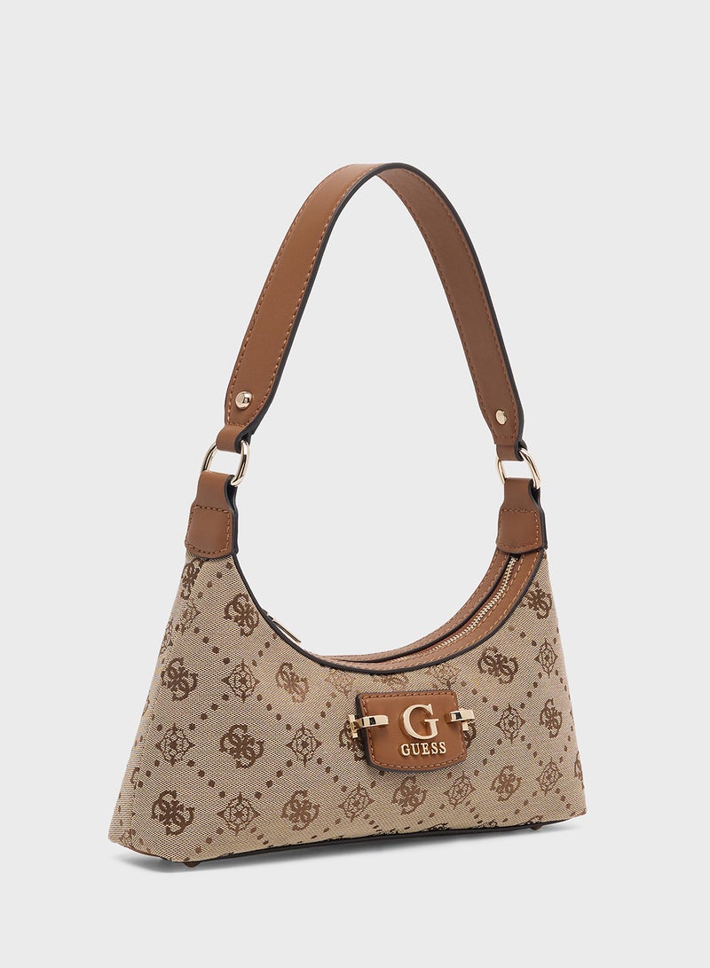 GUESS Neda Top Zip Shoulder Bag  - Image 3