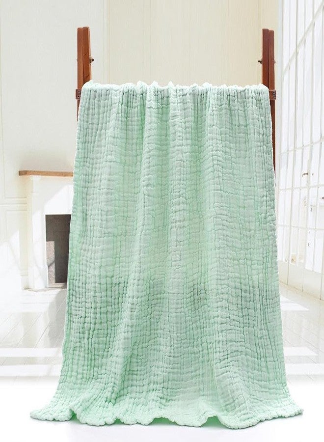 TERI BERI Baby Muslin Cotton Baby Bath Towel Extra Soft Super Absorbent Towels for Infants, New Born Babies and Toddlers (0-3 Years) (Green) - Image 3