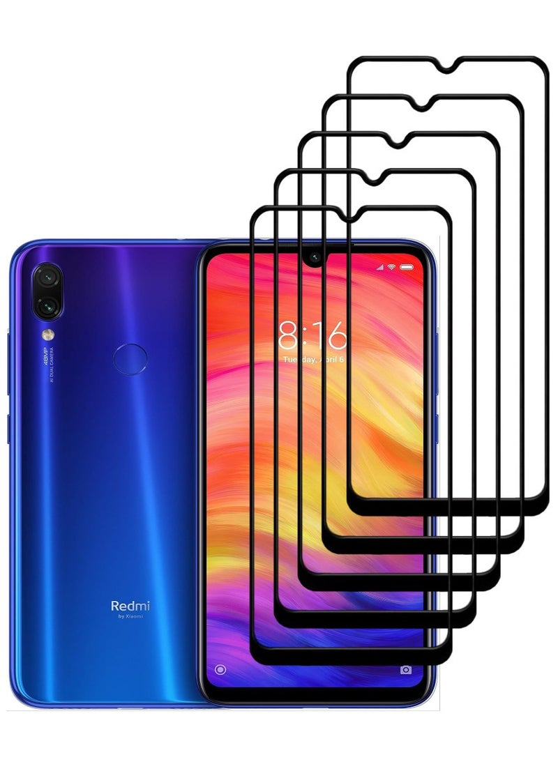 ACLIX 5 Pieces Antistatic ESD Dustproof Premium Quality High Definition Tempered Glass Screen Protector Designed For Xiaomi Redmi Note 7 - Image 1