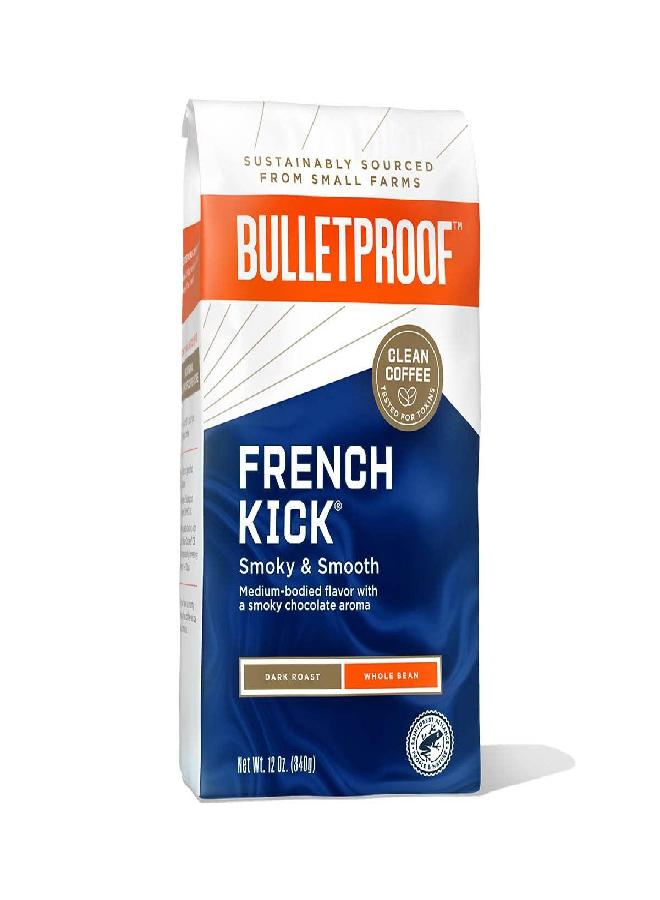 Bulletproof French Kick Dark Roast Whole Bean Coffee, 12 Ounces, 100% Arabica Coffee Sourced from Guatemala, Colombia & El Salvador - Image 1