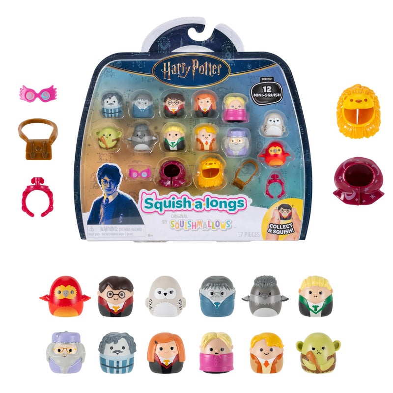 Squish-a-Longs â€œHarry Potterâ€ Mini-Squish + Accessory 12-Pack - Image 1