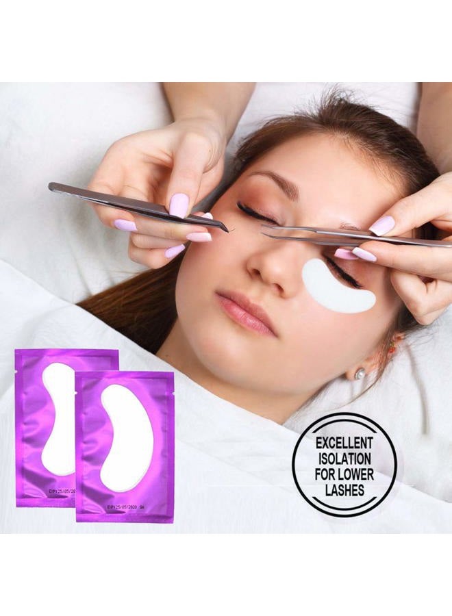 Qleng 110 Pairs Under Eye Pads Gel Patch, Hydrogel Lash Patches Set for Eyelash Extension Supplies Tools - Image 4