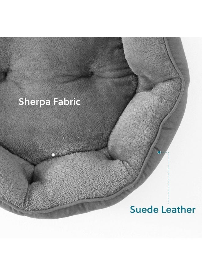 Bukela Pet Bed Orthopedic Sofa Ultra Comfortable Nonskid, Non-Slip Resistant Bottom Washable Calming Pet Mattress Couch Bedding for Cat Medium Small Dog Puppy Kitten 51*48*15 CM - Image 2