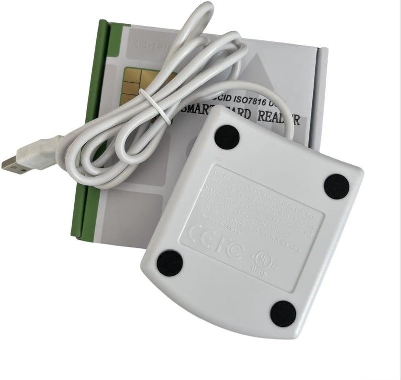 XCRFID قارئ كارت ذكي مع شريحة IC ذكية ISO7816 EMV SIM eID PC/SC USB CCID مع 2 قطعة من بطاقات SLE4442 + مجموعة SDK (يتطلب برنامج) للمهندسين المحترفين - Image 4