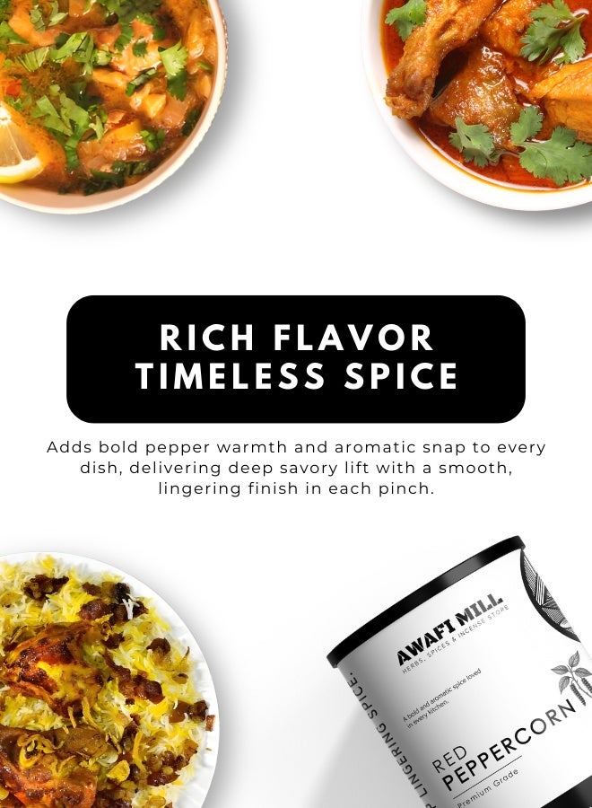 أباميك فلفل أحمر كامل من أوافي ميل (قرون فلفل أحمر مجففة) | حرارة ولون قويان للتادكا، والقلي السريع، والكاري، والمخللات، وزيت الفلفل الحار، وحساء النودلز، وتزيين الوجبات الخفيفة - 250 غرام | 9 أونصة - Image 4
