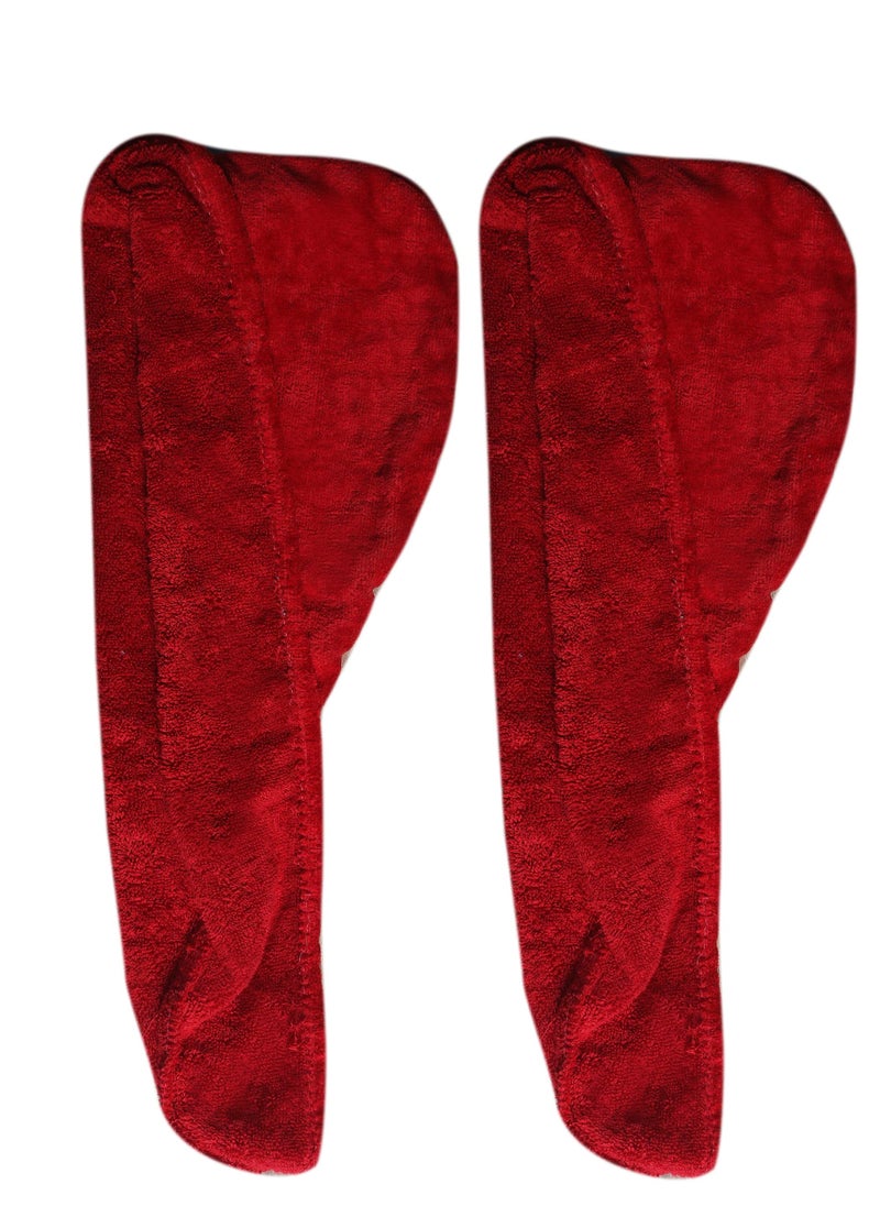 AZM Hair Wrap Turban, 2 Piece set Cotton (Super soft luxury) 380 GSM  - Image 1