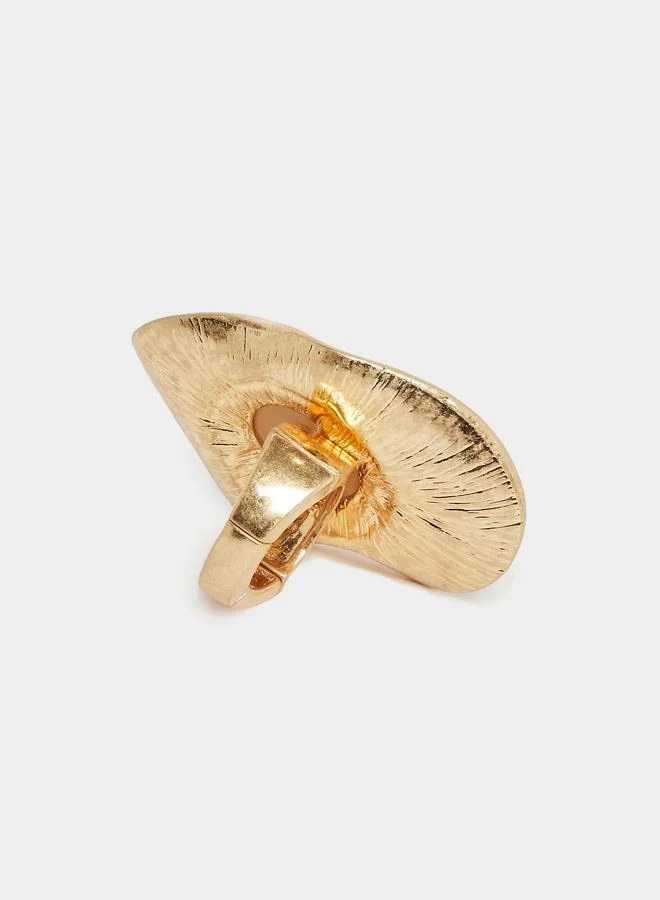 Styli  Statement Ring with Amber Stone for Women | Best Price UAE