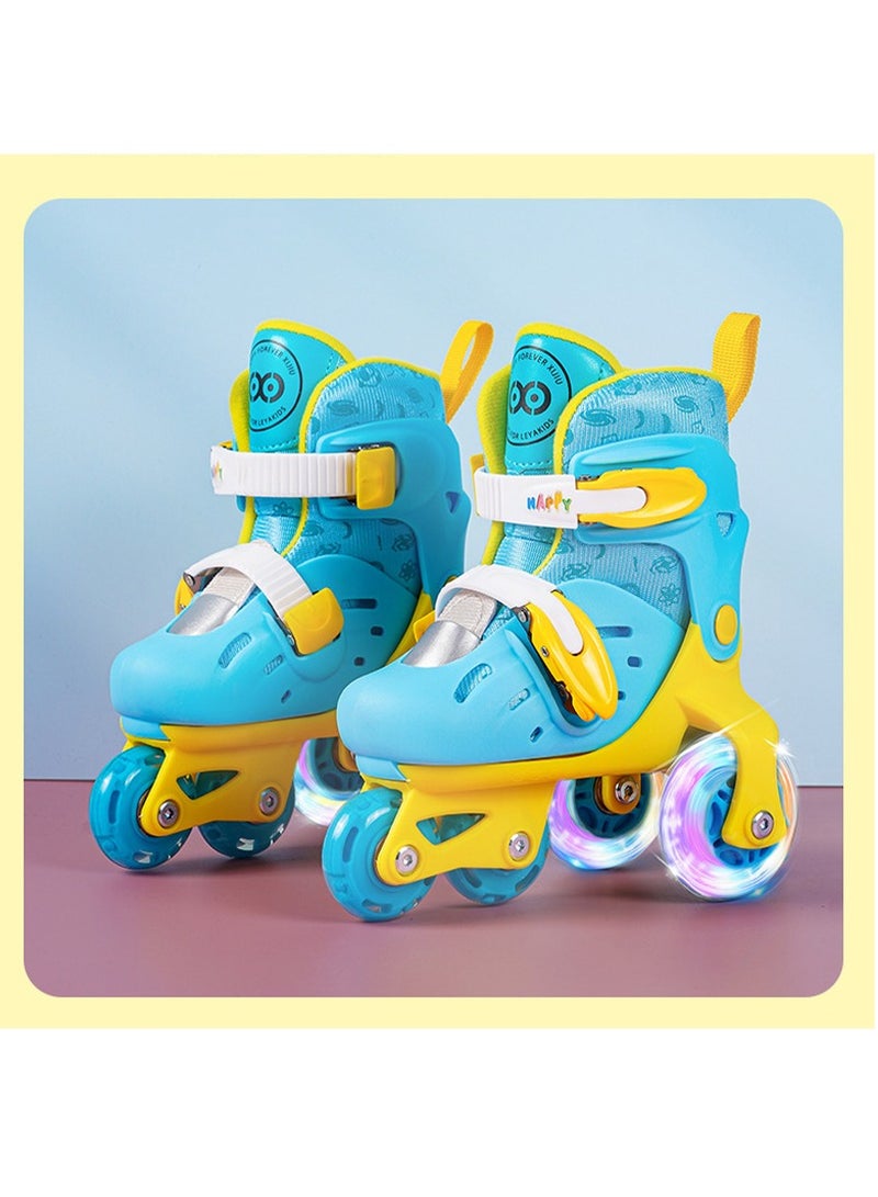 Generic Boys and Girls Camo Adjustable Roller Skates with Light up Wheels, Fun Illuminating Rollerskate for Kids Girls Youth  - Image 5