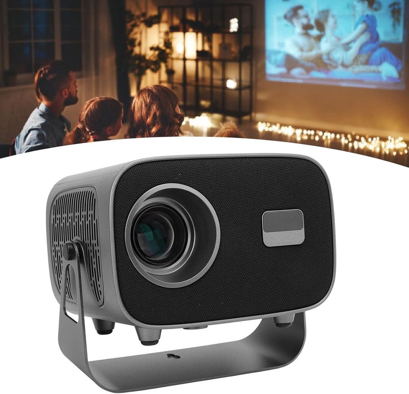 Mini Projector Support 1280x720 4K, Smart Projector with WiFi and BT5.0, Versatile Connectivity Options, Portable Movie Phone Wireless Gaming Wifi Proyector for Travel (US Plug) - Image 2