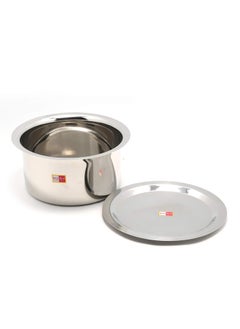 KCL KCL Stainless Steel Kitchen Tope Induction & Standard Utensils with Lid Cookware Set (Pack of 10) - 1st Tope 750 ml, 2nd tope 1000 ml, 3rd tope 1500 ml, 4th tope 2000 ml, 5th tope 2300 ml  - Image 5