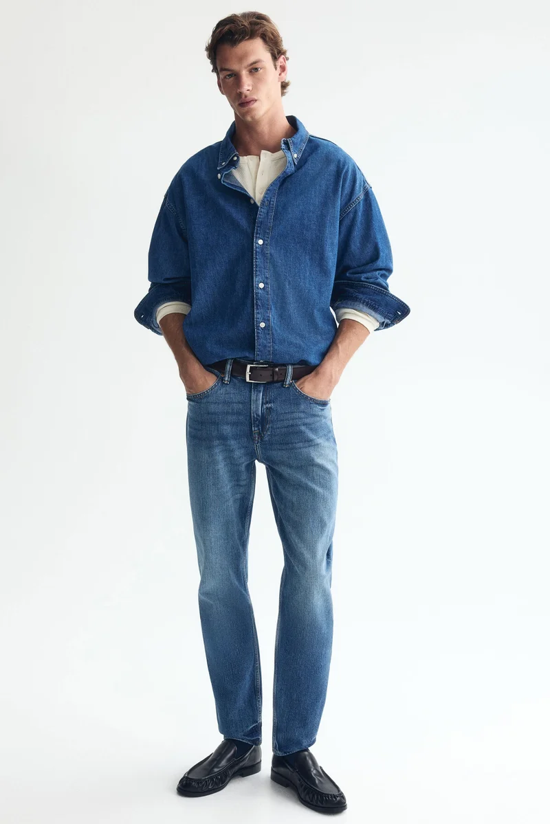 Tapered jeans