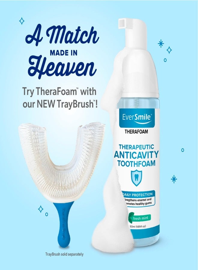 EverSmile TheraFoam – Anticavity Foam Toothpaste Alternative with Hydrogen Peroxide + Sodium Fluoride – Foaming Formula Promotes Healthy Gums & Strengthens Enamel – 60+ Uses Per 50ml Bottle (1 Pack - Image 5