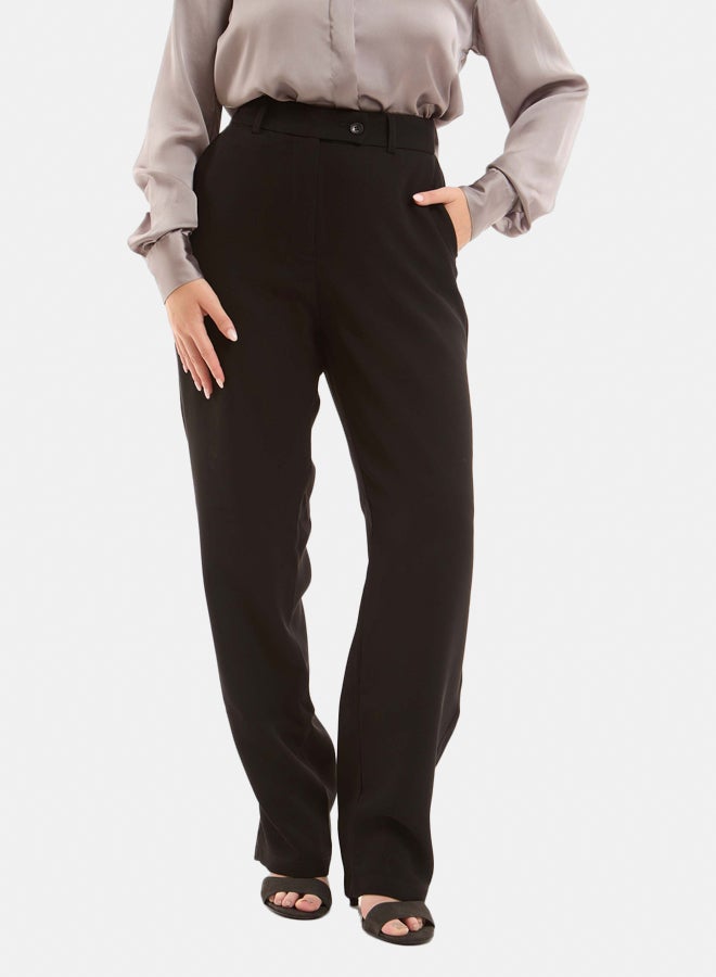 DALYDRESS Women Regular Fit Pants Black - Image 2