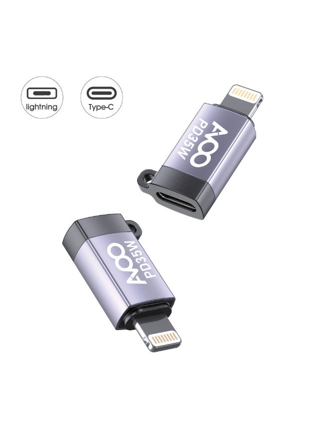 AVOO Type-C to Lightning Adapter 35W – Fast Charging with Elegant Metal Design - Image 1
