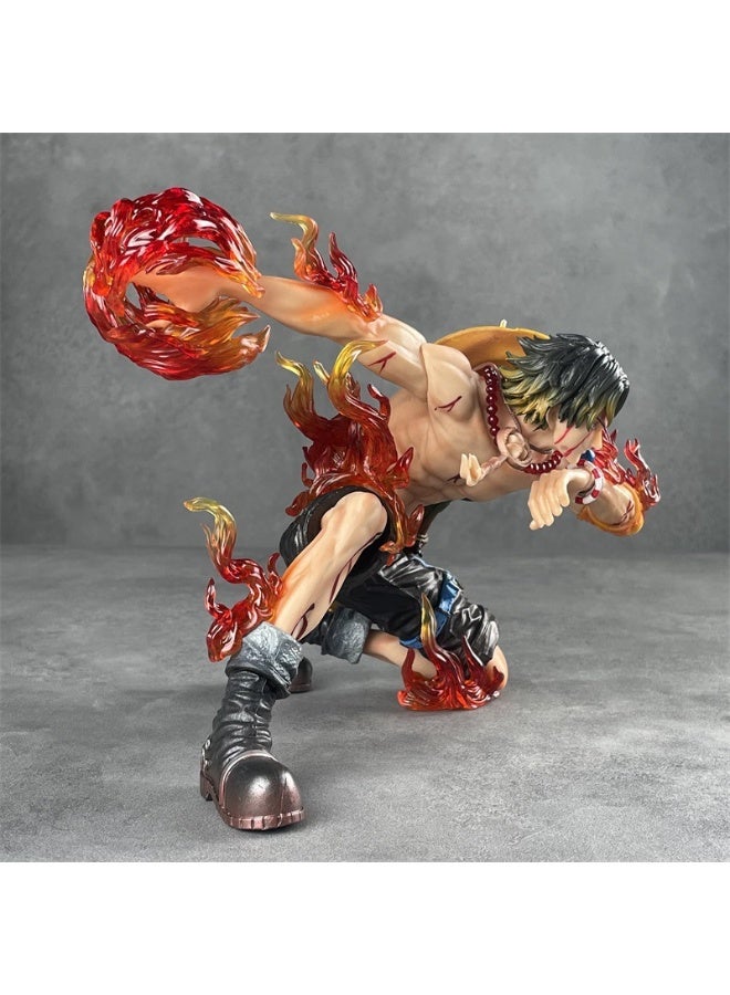 هالامودو قطعة واحدة كرة نارية الرنين الآس مشتعلة تأثير الشكل، 20 سم ديناميكية وضع سطح المكتب ديكور هدية عيد الميلاد المجمعة - Image 5