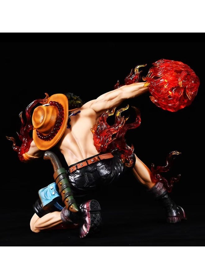 هالامودو قطعة واحدة كرة نارية الرنين الآس مشتعلة تأثير الشكل، 20 سم ديناميكية وضع سطح المكتب ديكور هدية عيد الميلاد المجمعة - Image 4