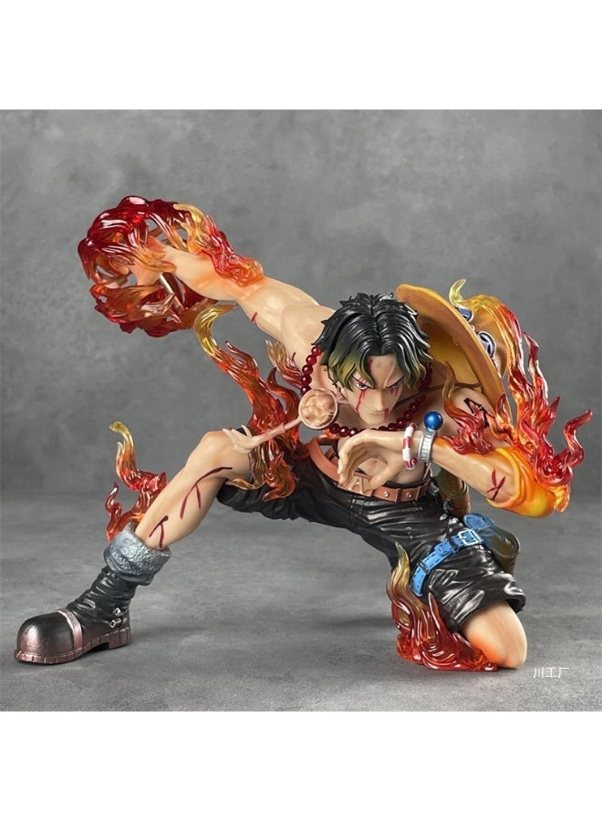 هالامودو قطعة واحدة كرة نارية الرنين الآس مشتعلة تأثير الشكل، 20 سم ديناميكية وضع سطح المكتب ديكور هدية عيد الميلاد المجمعة - Image 3