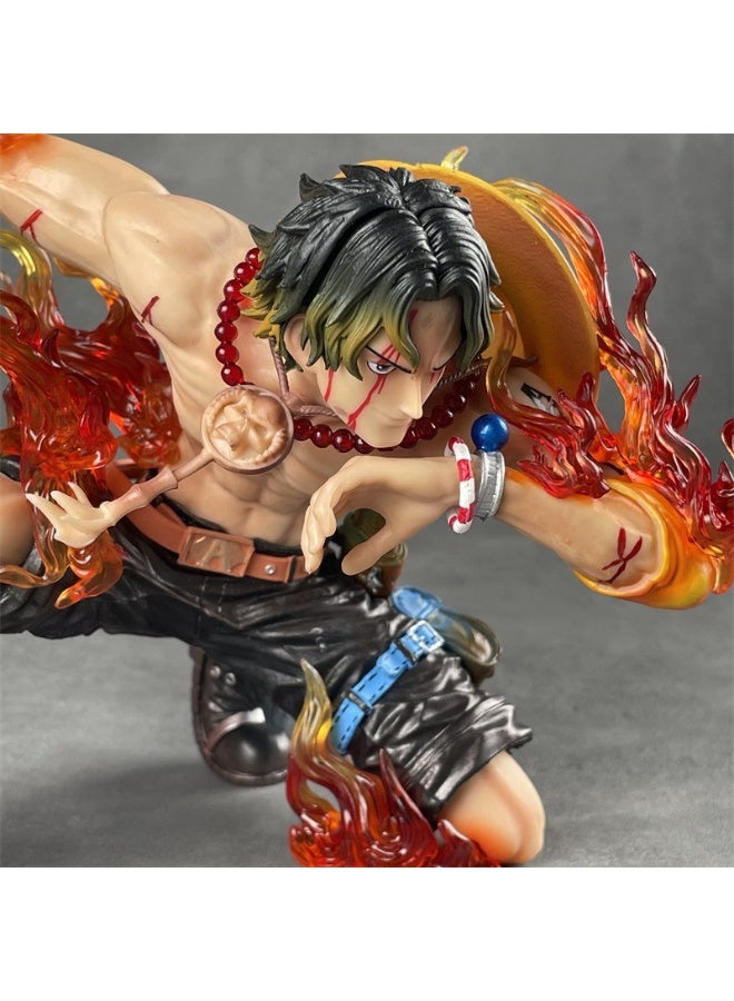 هالامودو قطعة واحدة كرة نارية الرنين الآس مشتعلة تأثير الشكل، 20 سم ديناميكية وضع سطح المكتب ديكور هدية عيد الميلاد المجمعة - Image 2