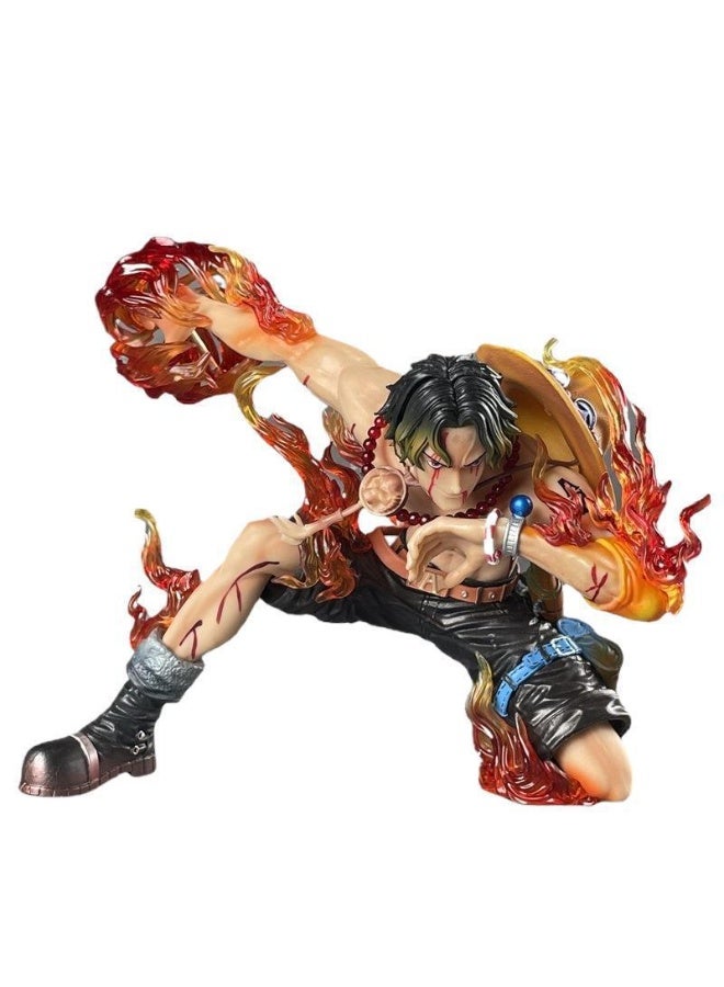 هالامودو قطعة واحدة كرة نارية الرنين الآس مشتعلة تأثير الشكل، 20 سم ديناميكية وضع سطح المكتب ديكور هدية عيد الميلاد المجمعة - Image 1