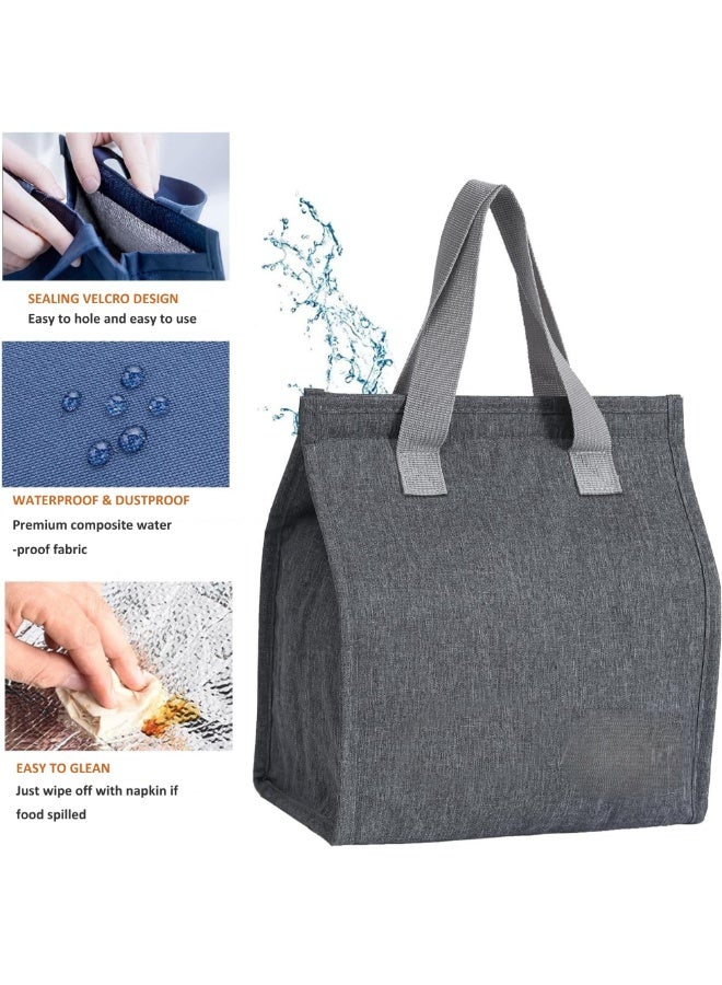 أريكسا حقيبة غداء معزولة بسيطة من أريكسا للبالغين - قابلة لإعادة الاستخدام، مقاومة للتسرب، للنساء والرجال - صندوق غداء بينتو متين ومبرد للعمل والمكتب والسفر والمدرسة والنزهات - أنيقة وصديقة للبيئة - Image 1