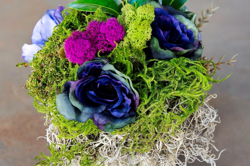 SuperMoss (23311) Elegant Decorative Mixed moss, MultiColor, 120 cu.in., white - Image 4
