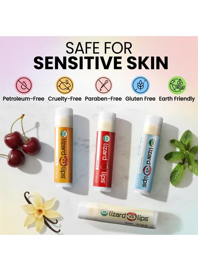 Lizard Lips USDA Certified Organic Lip Balm (Vanilla Mint) - Image 5