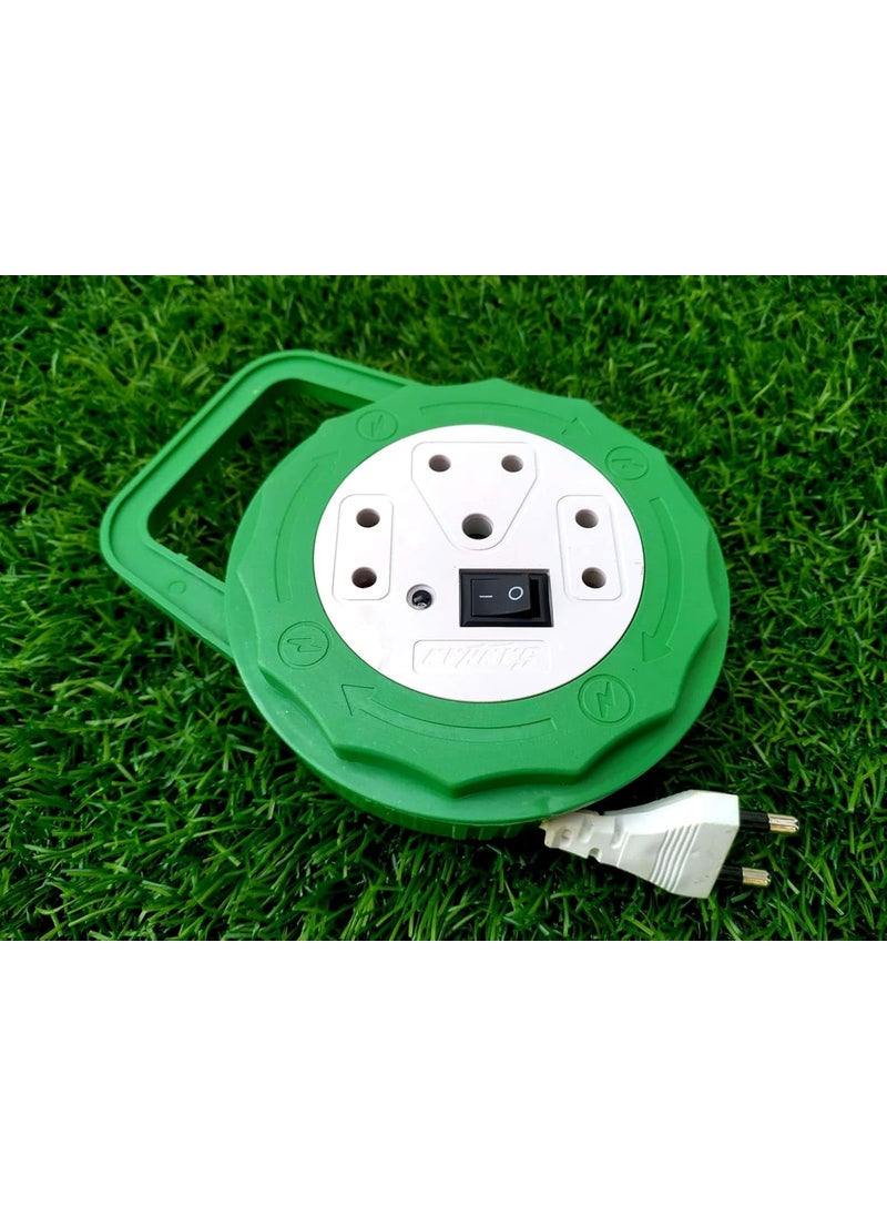 APNA KANHA APNA KANHARound Holding Socket for Home and Office 3 pin Socket Extension Boards Multicolour 2 m  - Image 3