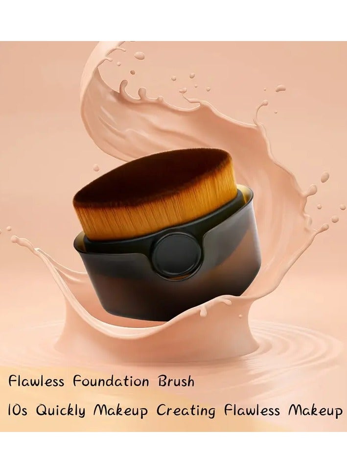 يوكانبي فرشتان احترافيتان لكريم الأساس السائل - فرشاة مكياج بدون أثر لإطلالة طبيعية خفيفة الوزن - Image 2