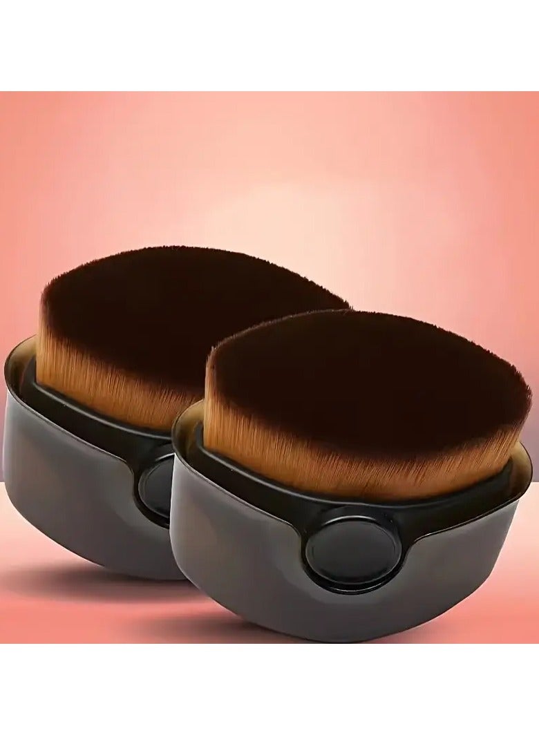 يوكانبي فرشتان احترافيتان لكريم الأساس السائل - فرشاة مكياج بدون أثر لإطلالة طبيعية خفيفة الوزن - Image 1