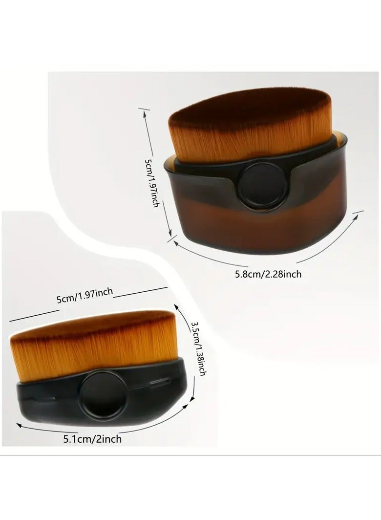 يوكانبي فرشتان احترافيتان لكريم الأساس السائل - فرشاة مكياج بدون أثر لإطلالة طبيعية خفيفة الوزن - Image 3