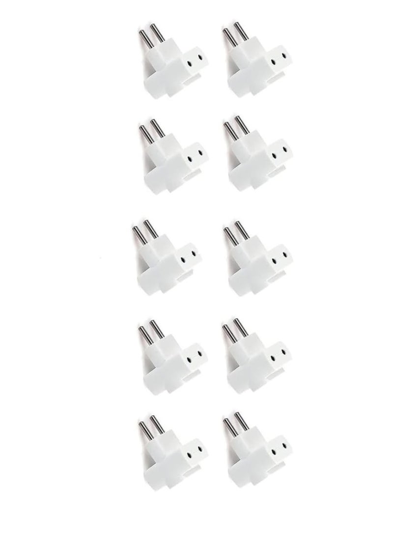 مشترك كهرباء ثلاثى الأحمال 16 امبير من اليوس - جودة وكفاءة عالية - مزود بسدادة أمان - لجميع الأجهزة الكهربائية داخل المنزل (عرض 10)، أبيض