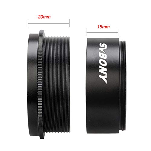 SVBONY SV109 Extension Tube 24-35mm Variable Lock Tube with M48 Thread Applied to Astronomical Telescopes or Spotting Scope for Canon or Nikon SLR Camera Astrophotography - Image 3