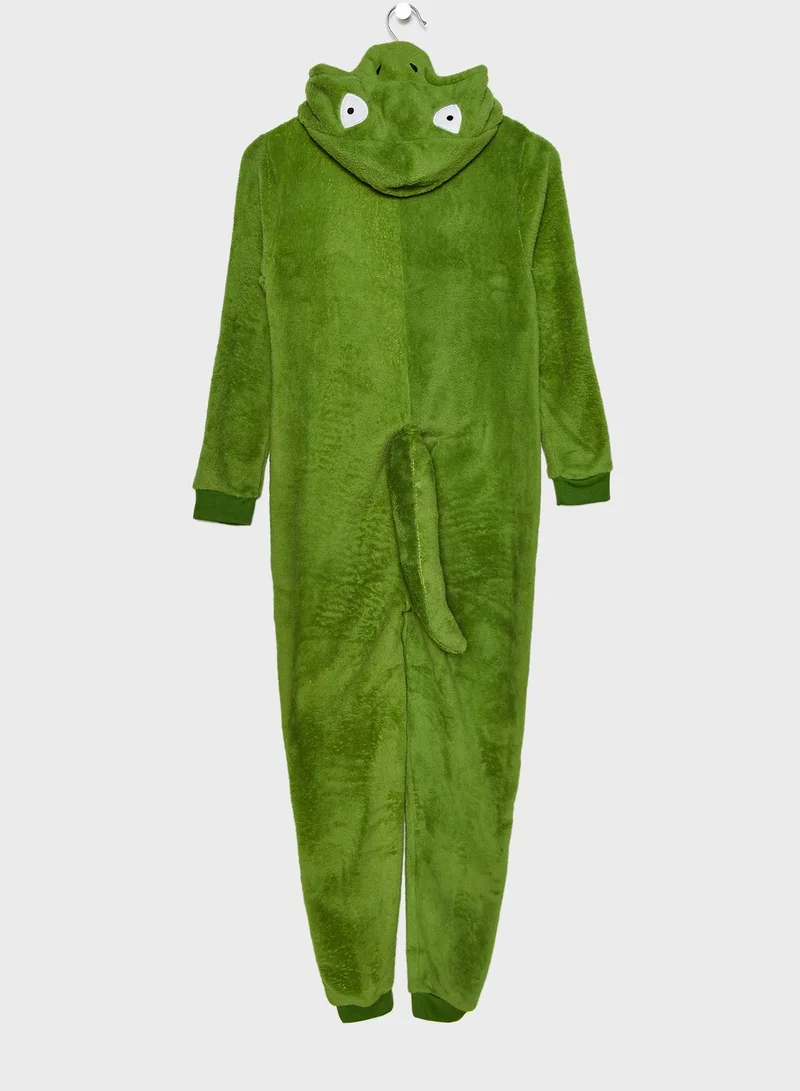 Outdoor Kids Dinosaur Onesie