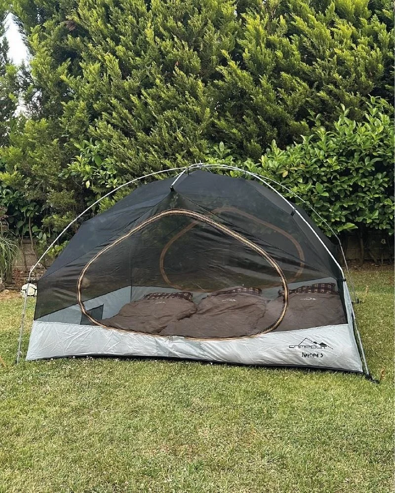 نورغاز Campout Neptune 3 Camping Tent Khaki
