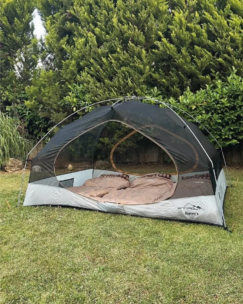 نورغاز Campout Neptune 3 Camping Tent Khaki