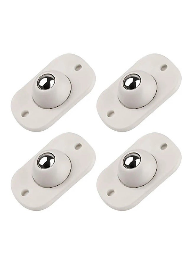 Set of 4 Self Adhessive Bearing Wheels for Multiple Objects - Image 1