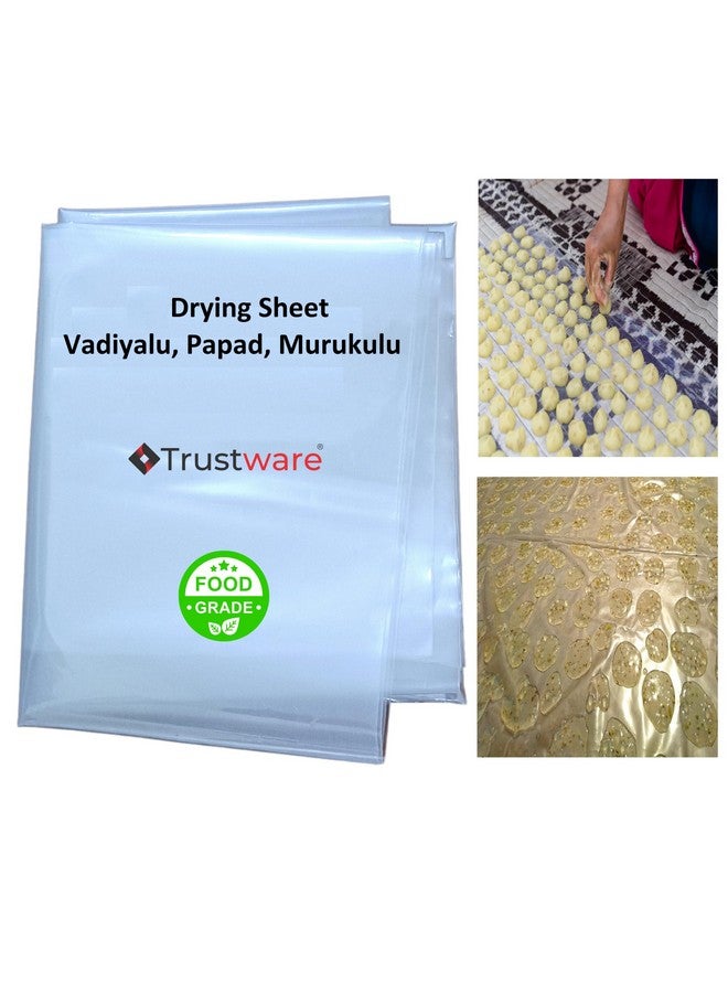 TRUSTWARE Polythene Sheet/Cover for Drying | Food Grade | [Heat Resistant, Washable, Reusable] Size: (2 X 1.5 Meters) Quantity: (1). - Image 1