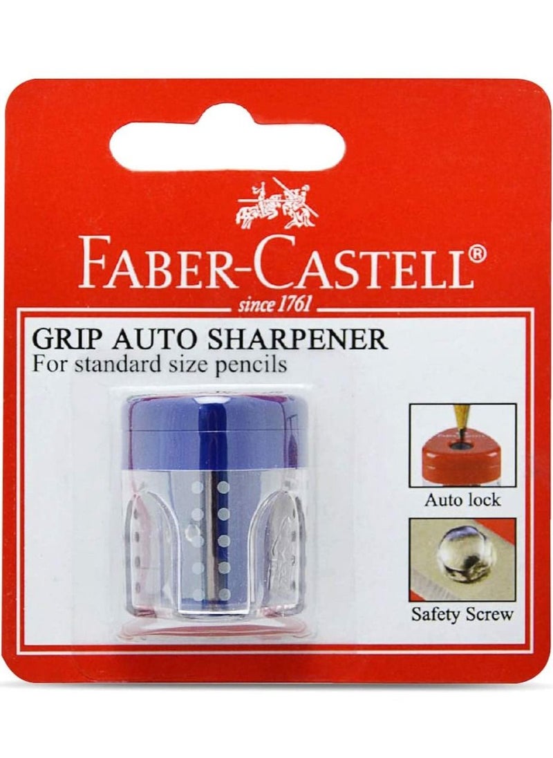 FABER-CASTELL - 1-Piece Mini Grip Single Hole Sharpener Multicolour  Color - Image 1