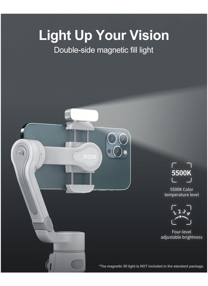زيون - ZHIYUN Smooth Q4 3-Axis Gimbal Stabilizer for iPhone 14/13/12/11 Pro Max X and Android Phone, with SmartFollow, for YouTube TikTok Vlog Professional Video Record - Image 1