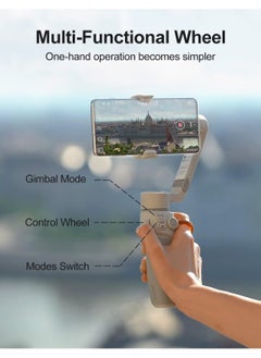 زيون ZHIYUN Smooth Q4 3-Axis Gimbal Stabilizer for iPhone 14/13/12/11 Pro Max X and Android Phone, with SmartFollow, for YouTube TikTok Vlog Professional Video Record  - Image 3