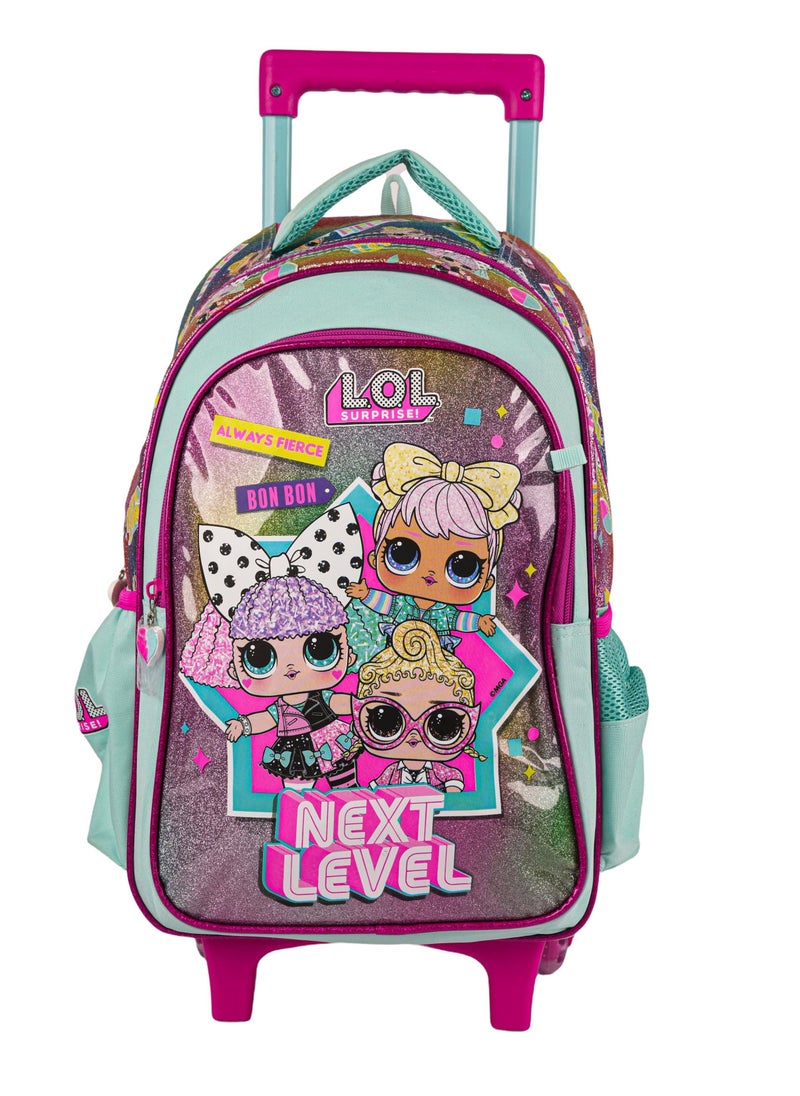 L.O.L. SURPRISE! LOL Trolley Bag with 2 Main Compartments and 2 Side Pockets 16"  - Image 1